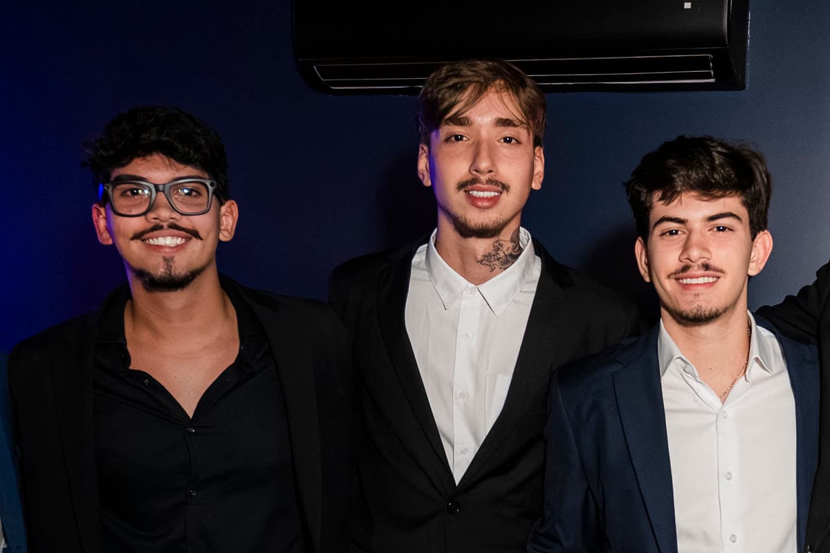 André Cintra Aires, Davi Nunes Brandão e João Lucas Baioneta, sócios do Closerfy